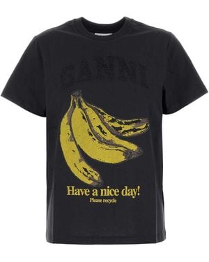 Ganni T-Shirt - Black