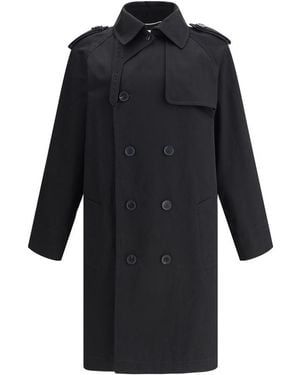 Saint Laurent Coats - Blue