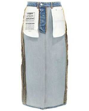 Vetements 'Deconstructed Trenchcoat' Skirt in Natural | Lyst