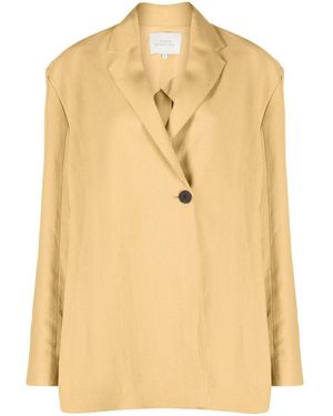 Studio Nicholson One Button Jacket - Natural