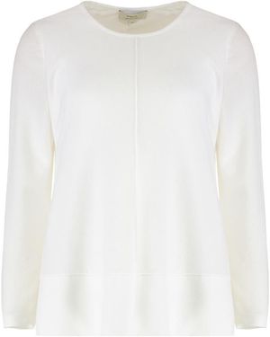 Vince Cotton Blend Blouse - White