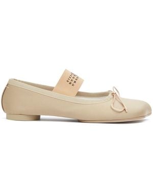 MM6 by Maison Martin Margiela Ballet Shoe Shoes - Natural
