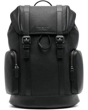Michael Kors "Hudson" City Buckle Backpack Bags - Black