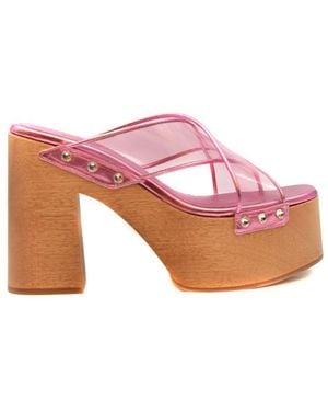 HAUS OF HONEY Sandals - Pink