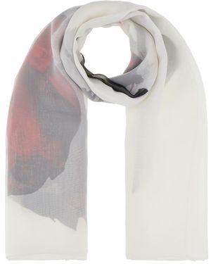 McQueen Scarves & Foulards - Gray