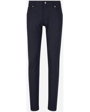 Marco Pescarolo 5 Pocket Pants - Blue
