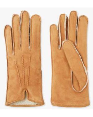 Mario Portolano Suede Gloves - Natural