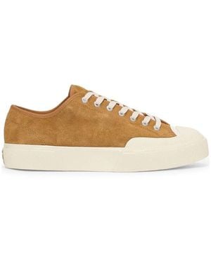 Superga 2432 Works Hairy Suede Shoes - Brown
