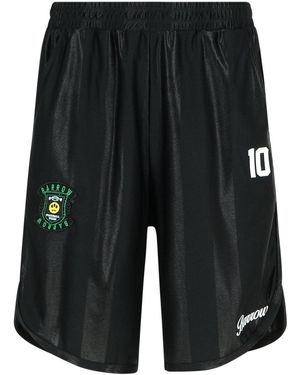 Barrow Polyester Bermuda Shorts - Black