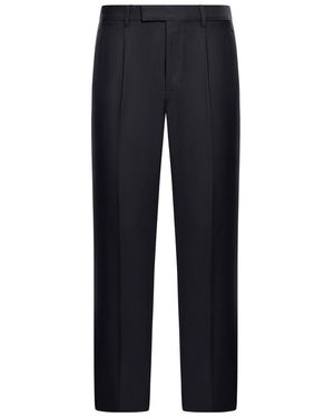 ZEGNA Regular & Straight Leg Pants - Blue