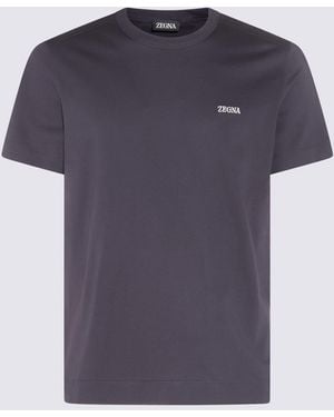 ZEGNA T-Shirts And Polos - Blue