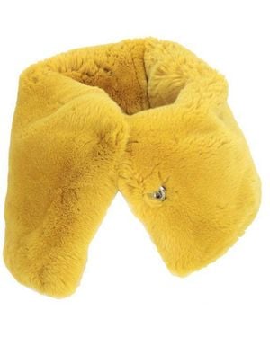 Antipast Fur Muffler Mustard - Yellow