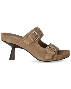 Ash Jewel Hazelnut Heeled Mule - Brown