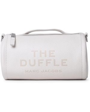 Marc Jacobs Cream Leather Duffle Bag - White