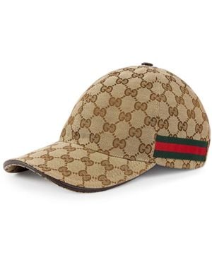 Gucci Web Detail Baseball Cap - Natural