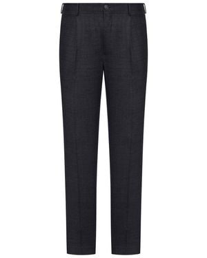 Incotex Regular & Straight Leg Pants - Blue