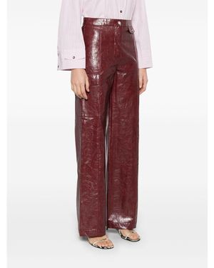 Baum und Pferdgarten Leather Pants - Red