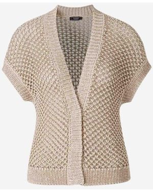 Peserico Cotton Knit Cardigan - White