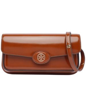 Tory Burch Leather Shoulder Bag - Brown