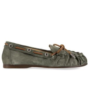 Sartore Suede Loafers - Green