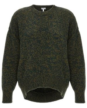 Loewe Double Neck Sweater - Green