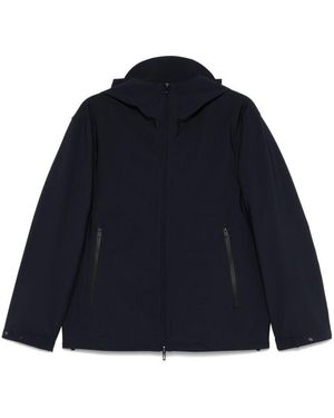 EA7 Nylon Hooded Jacket - Blue