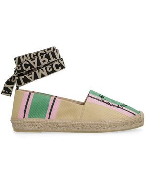 フラットシューズ Stella McCartney Espadrilles Women Fabric Multicolor STELLA MCCARTNEY + NET SUSTAIN Gaia embroidered striped