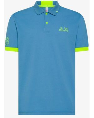 Sun 68 T-Shirt And Polo Shirt - Blue