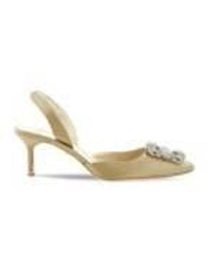Manolo Blahnik Sandals - Metallic