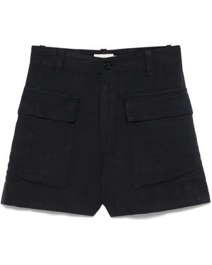 Barena Shorts Savana Brezza - Black