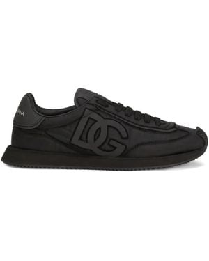 Dolce & Gabbana Dg Cushion Nylon Sneakers Shoes - Black