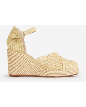 Castañer Corina Raffia Espadrilles - Natural