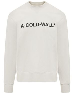A_COLD_WALL* Sweatshirt Crew Neck - White