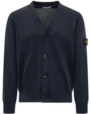 Stone Island Cardigan - Blue