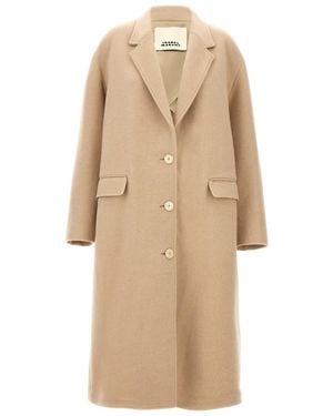 Isabel Marant 'Efezia' Coat - Natural