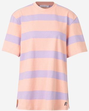 Rabanne Striped Cotton T-Shirt - Pink