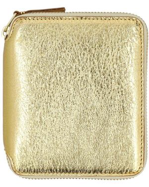 Comme des Garçons Metallic Zip Around Wallet