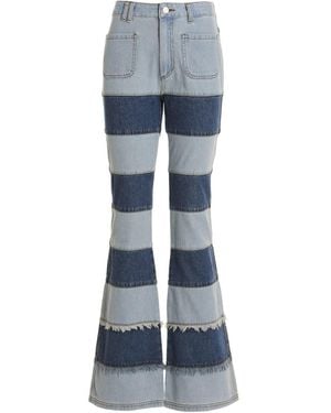 ANDERSSON BELL Patchwork Jeans - Blue