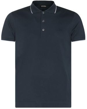 ZEGNA T-Shirts And Polos - Blue
