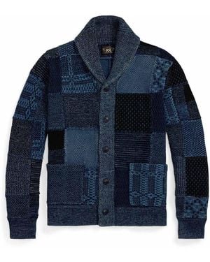 RRL Cardigan - Blue