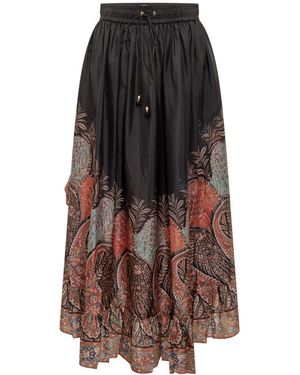 Zimmermann Rhiannon Maxi Skirt - Brown