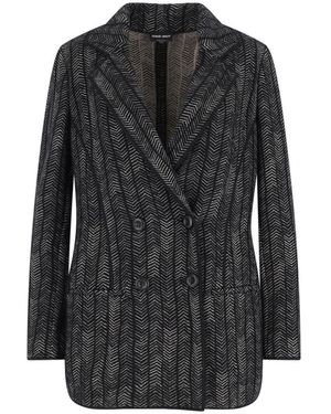 Giorgio Armani Jackets - Black
