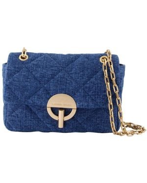 Vanessa Bruno Moon Medium Shoulder Bag - Blue