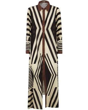 VOLANTIS Riad Chamisier Long Sleeves Dress - Black