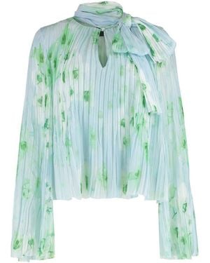 Pinko Bucero Crepe Blouse - Blue