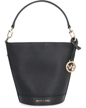 Michael Kors Townsend Leather Bucket Bag - Black