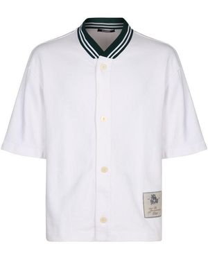 Jacquemus Short Sleeve Cotton Shirt - White