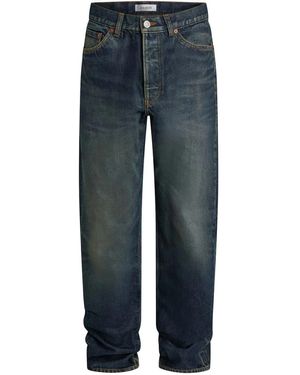 Blue Hyn Denim Top by Aya Muse on Sale