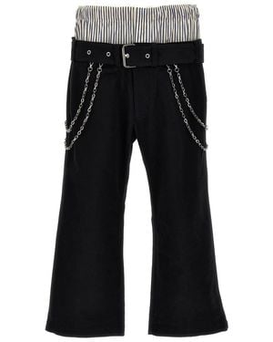 Bluemarble 'Double Layered Boxer' Pants - Black