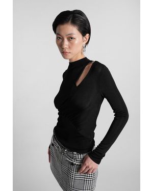 Self-Portrait Topwear - Black